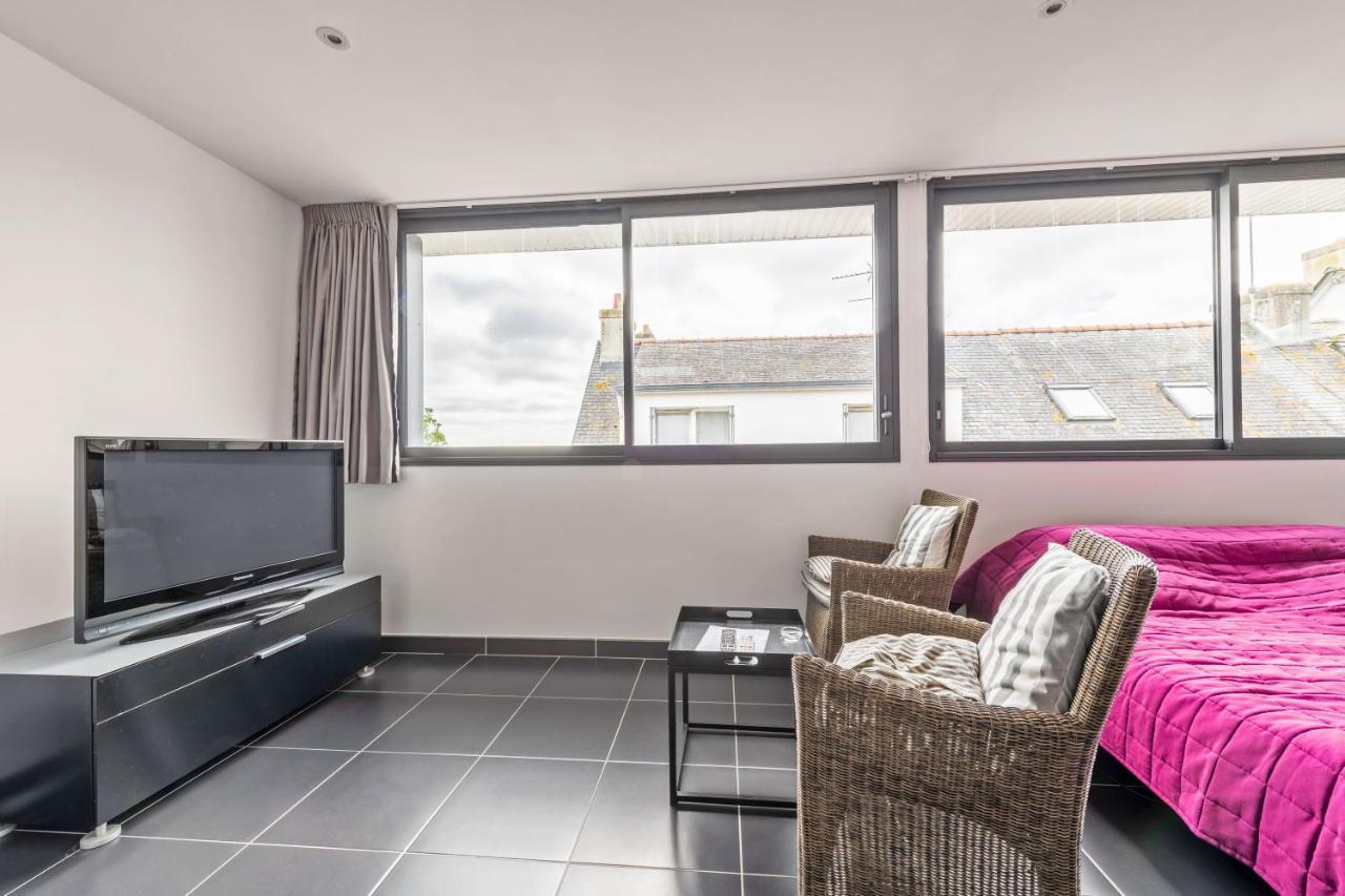 Studio Vue Mer 15M De La Plage Plobannalec Exterior foto